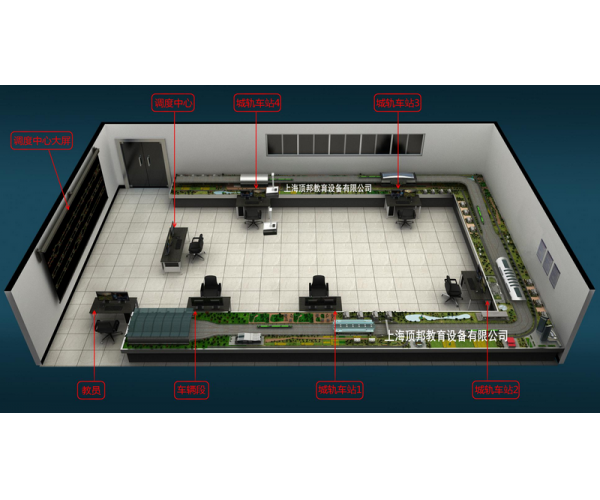 城市轨道交通运营沙盘实训系统